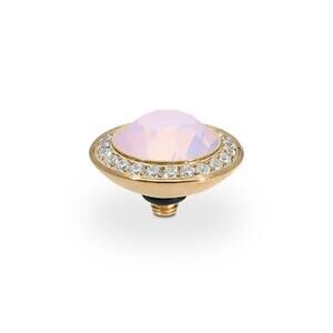 NEW QUDO women's tondo interchangeable topper in rose opal
